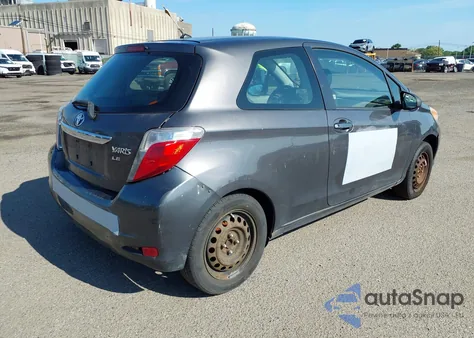 2012 Toyota Yaris Le из США, поврежденный, VIN JTDJTUD36CD512270